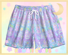 Load image into Gallery viewer, Dreamy Cloud Babies Fuzzy Shorts (made to order) rainbow