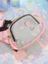 Load image into Gallery viewer, Geometric Barbie Inspired 80s Yume Kawaii Fanny Pack (Made to Order)
