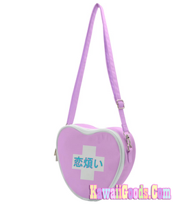 Yami Kawaii Love Sick Nurse Heart Shape Bag