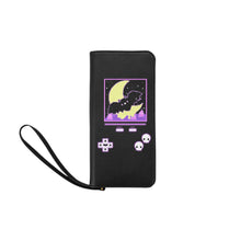 Load image into Gallery viewer, Creepy Video Game Bat Pastel Goth Wallet (Made to Order)