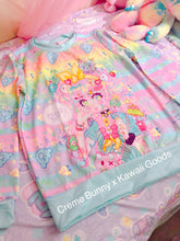 Load image into Gallery viewer, Creme Bunny x Kawaii Goods Decora Girl Party Sweater (Made to Order)