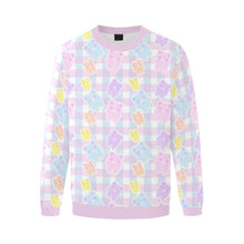 Load image into Gallery viewer, Gummy Bear Alien Gingham Sweater (Made to Order)