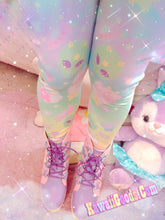 Load image into Gallery viewer, Alien Cutie Reba the alien and Kikko Tv tights or leggings (Made to Order)