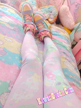 Load image into Gallery viewer, Alien Cutie Reba the alien and Kikko Tv tights or leggings (Made to Order)