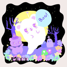 Load image into Gallery viewer, Alien Ghost Bear Happy Halloween Creepy Cute Witch Bag (Made to Order)