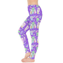 Load image into Gallery viewer, Alien Cutie Reba the alien and Kikko Tv tights or leggings (Made to Order)