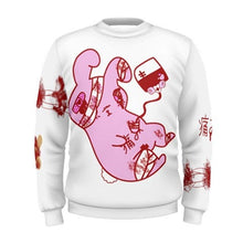Load image into Gallery viewer, Guru Kawa Hurt Bunny Yami Kawaii Menhera Sweater bloody ver. (Made to Order)