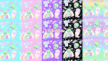 Load image into Gallery viewer, Alien Cutie Reba the alien and Kikko TV skirt (Made to Order)