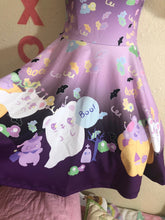 Load image into Gallery viewer, Candy Cemetery Creepy Cute Witch Bear Dress (Made to Order)