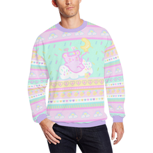 Load image into Gallery viewer, Kawaii Pastel Shooting Star Emotion Bear Fairy Kei Sweater