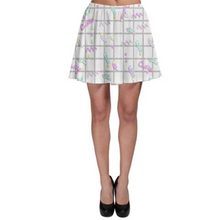 Load image into Gallery viewer, Fairy kei Cutie Grid Suspender Skirt (made to order)