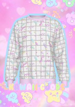 Load image into Gallery viewer, Fairykei Cutie Grid Sweater (made to order)