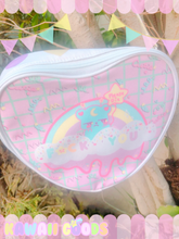 Load image into Gallery viewer, Trixie FU Rainbow Heart bag (Made to Order)