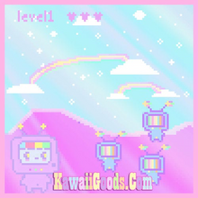 Load image into Gallery viewer, Kikko TV Pastel Yume Kawaii Tee, Pastel Video Game Top