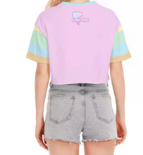 Load image into Gallery viewer, Dreamy Alien Giraffe Fifi Crop Top Crop Top (made to order)