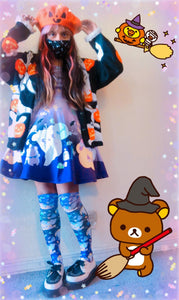 Candy Cemetery Creepy Cute Witch Bear Dress (Made to Order)