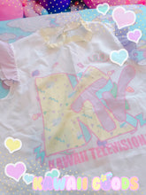 Load image into Gallery viewer, KTV Kawaii Television Ruffle Top (Made to Order)