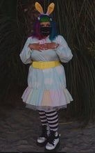 Load image into Gallery viewer, Dreamy Rainbow Cloud Yume Kawaii Chiffon Dress (Made to Order)