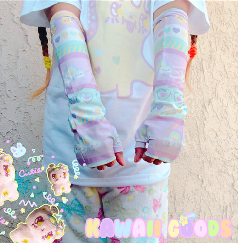 Kawaii Yume Kawaii Rainbow Gloves (Made to Order)