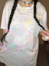 Load image into Gallery viewer, Sweetie Dreams Rocking Horse and Trixie the Alien Top (made to order)