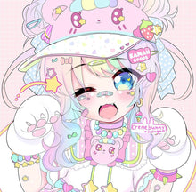 Load image into Gallery viewer, Creme Bunny x Kawaii Goods Sweater Collab (made to order)