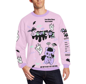 Scary Os Alien Ghost and Creepy Emotion Vampire Bear  Sweater (Made to Order)