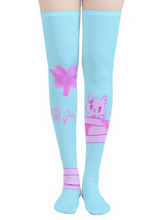 Load image into Gallery viewer, Hurt Bunny Pastel OTK Socks (Made to Order)