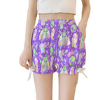Reba the Alien Pumpkin Shorts (made to order)