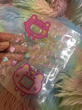 KG Virtual Pet Puffy Sticker Sheet