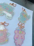 Gatchapon Capsule Play Time! Get a random keychain!