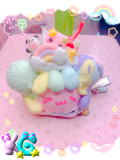 Ice Cream Scoop Bear Kawaii Hair Clip