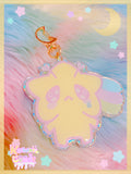 Twinkle the shooting star bootylicious butt holographic Keychain