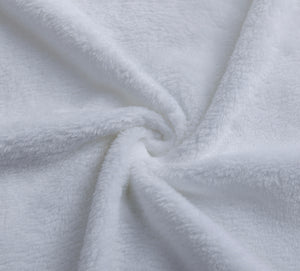 Hurt Bunny Menhera Fuzzy Hoodie Sweater (Made to Order) bloody white