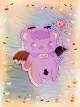 Load image into Gallery viewer, Tommy the Fangs Holographic Glitter Sticker