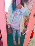 Starry Dreamy Tights, Fairy Kei leggings (Made to Order)
