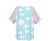 Twinkle Parfait Ruffle Frilly Top