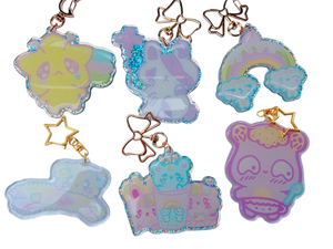 Gatchapon Capsule Play Time! Get a random keychain!