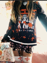Load image into Gallery viewer, Kill Me Hurt Bunny Fuzzy Shorts (made to order) black