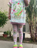 Lucky Panda Ruffle Frilly Top