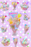 KG Clay Art Holographic sticker sheet