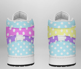 Heisei Retro Polkadot Colorblock Shoes Women (Made to Order)