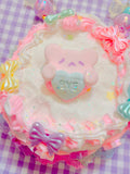 Dreamy Bear Anti-Valentine Cake Pastry necklace