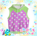 Strawberry Decora Heisei Retro Hoodie Vest (Made to Order)