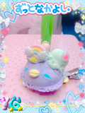 Ice Cream Scoop Penguin Dreamy  Kawaii Hair Clip (purple)