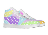 Heisei Retro Polkadot Colorblock Shoes Women (Made to Order)