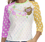 Monita Estrella Heisei Retro Ranglan Top
