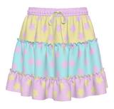 Starry Pastel Yume Kawaii Ruffle Skirt (made to order)
