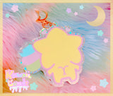 Twinkle the shooting star bootylicious butt holographic Keychain