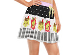 Flan Bear Piano Frilly Skirt (Made to Order)