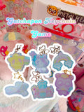 Gatchapon Capsule Play Time! Get a random keychain!